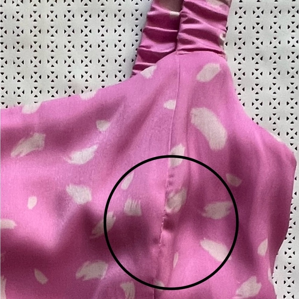 Urban Outfitters Saltwater Luxe Tank Printed Mini Cocktail Pink Dress Size S - Picture 14 of 14